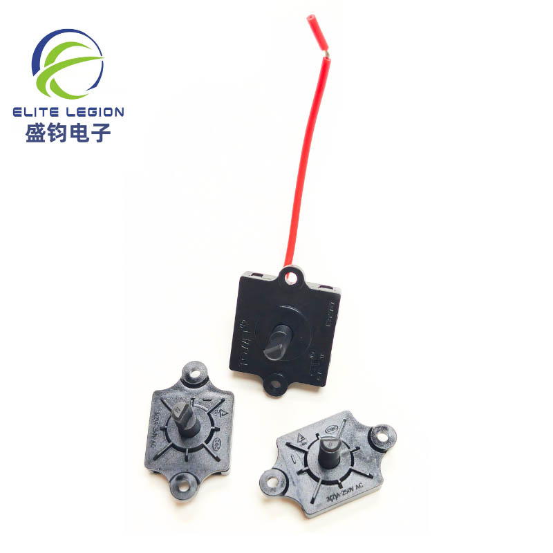 B3200-219 4 موقعیت 3 سوئیچ چرخشی سرعت با سیم
